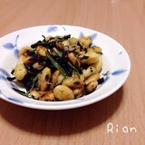 大豆と油揚げの炒めもの